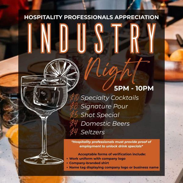 Hospitality Professionals Appreciation - Industry Night