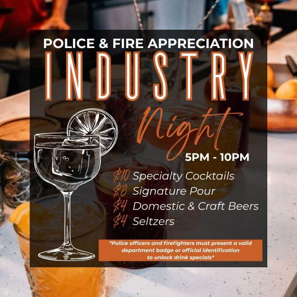 Police & Fire  Appreciation - Industry Night 