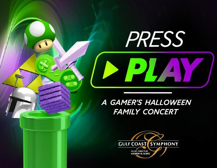 PRESS PLAY: A Gamer’s Halloween Family Concert