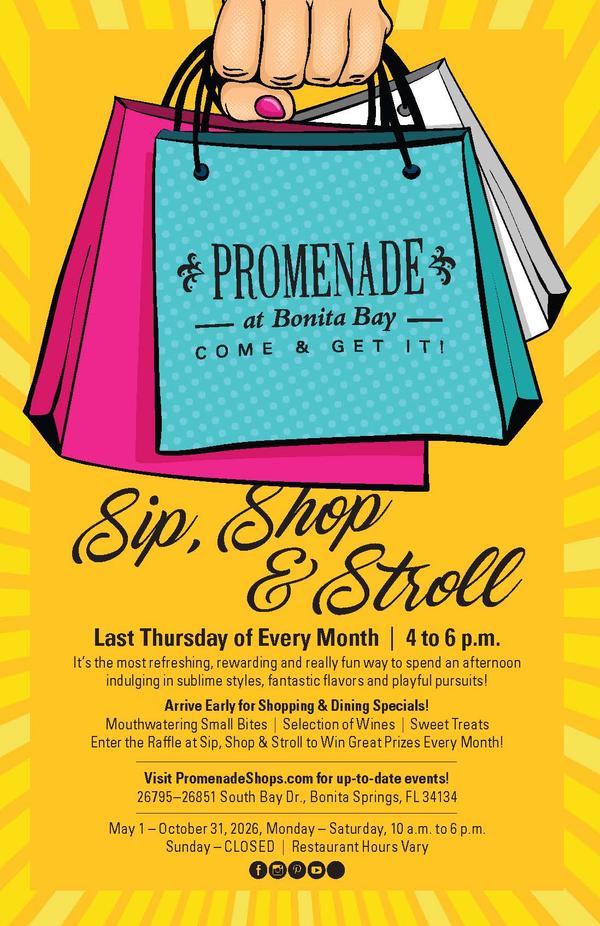 Sip, Shop and Stroll at Promenade at Bonita Bay