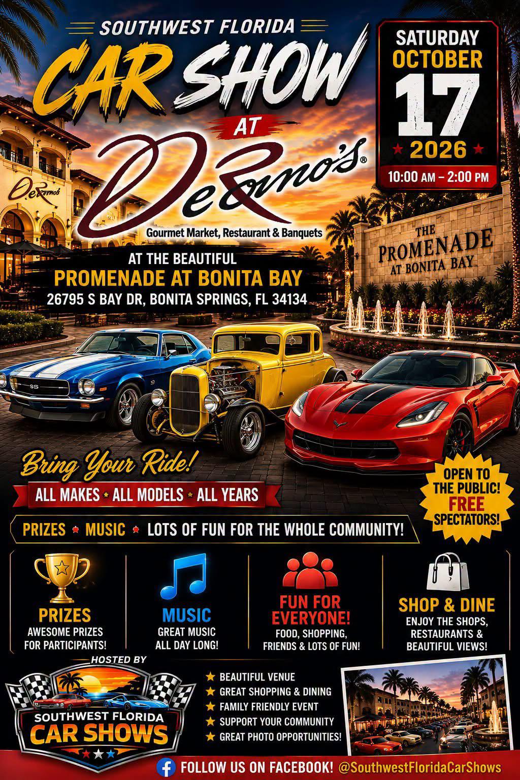 Southwest Florida Car Show at Promenade at Bonita Bay