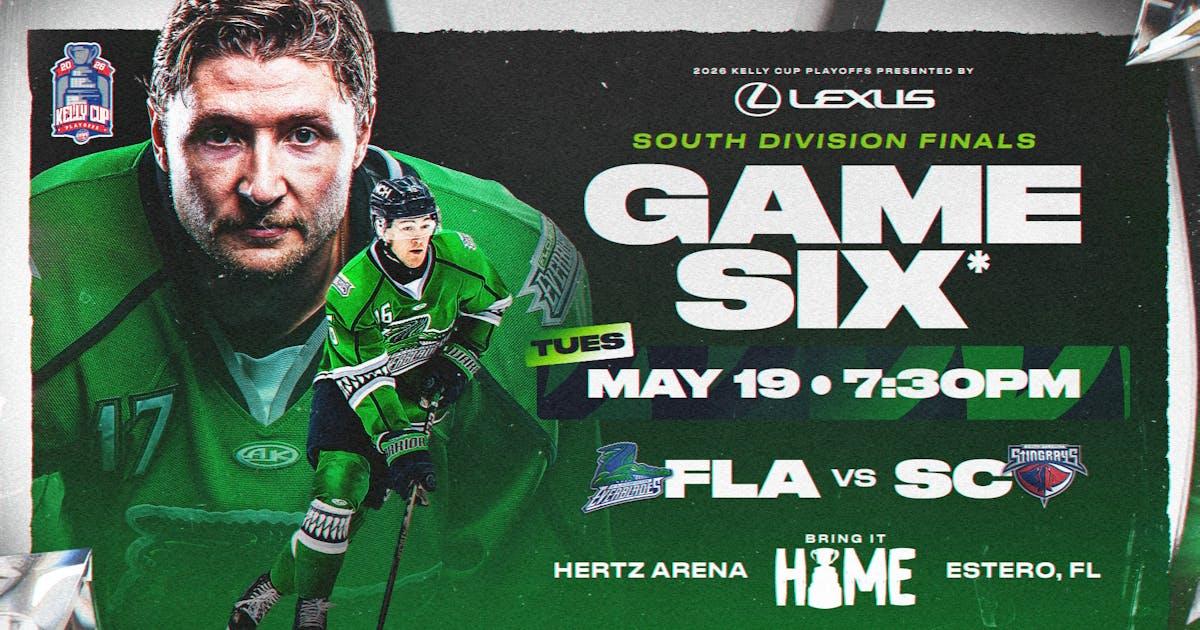 Florida Everblades vs. South Carolina Stingrays