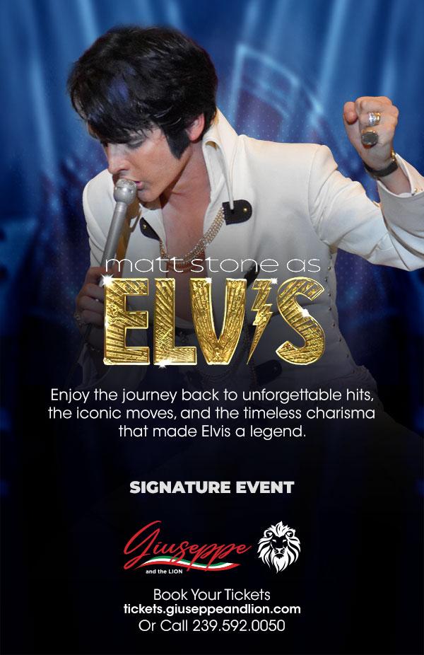 Matt Stone as Elvis in Person