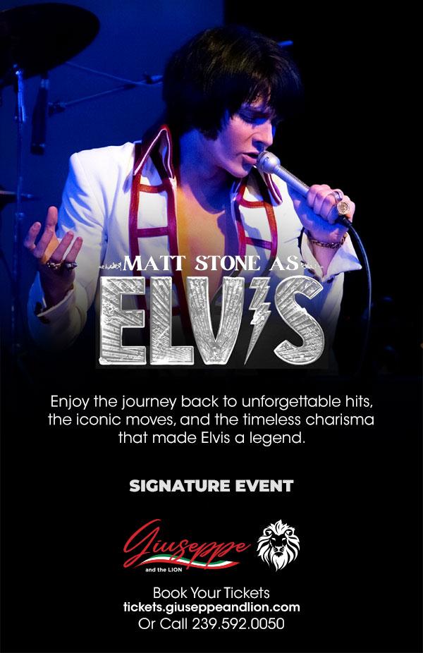 Matt Stone as Elvis in Person