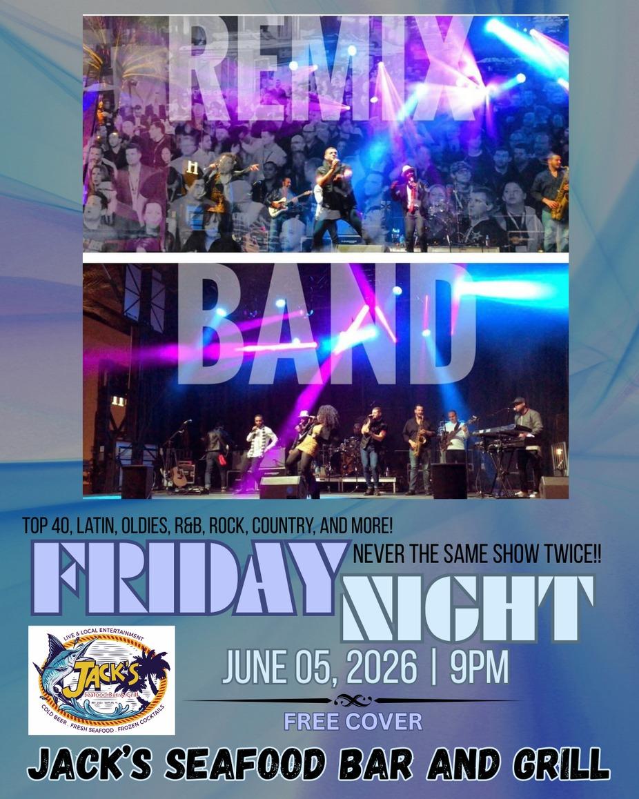 Remix band LIVE at Jacks
