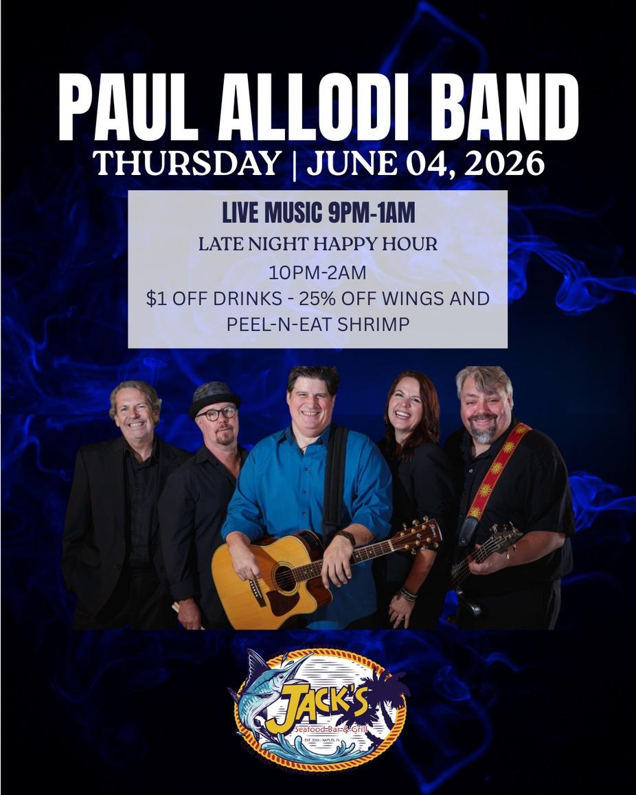 Paul allodi band live at jacks