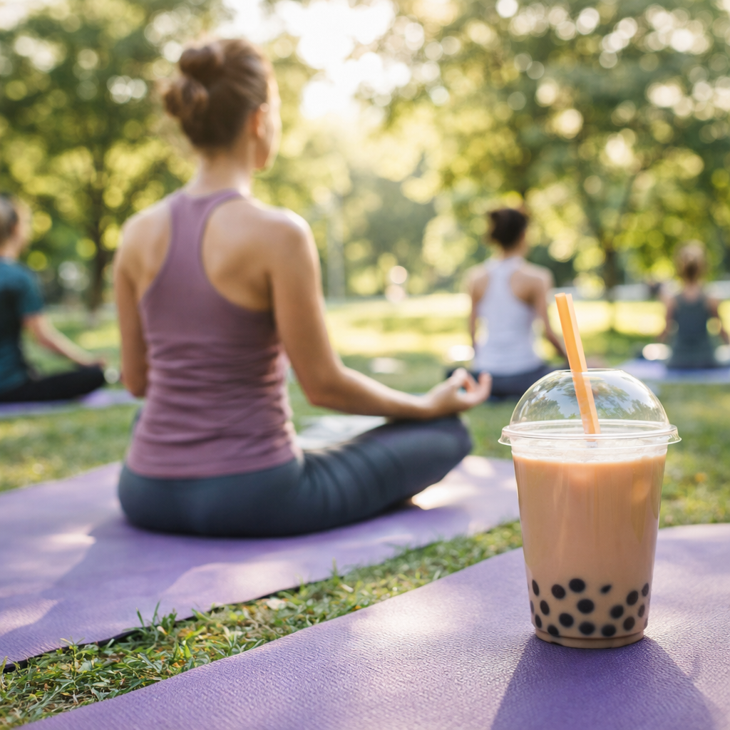 Pop-Up Yoga, Boba & Relax Event