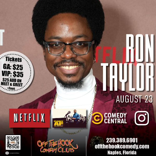Comedian Ron Taylor with Special Guest Brandi Denise Live in Naples, Florida!