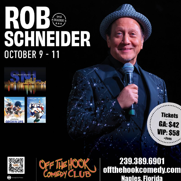 Comedian Rob Schneider Live in Naples, Florida!