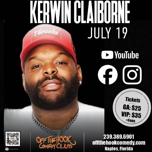 Comedian Kerwin Claiborne Live in Naples, Florida!
