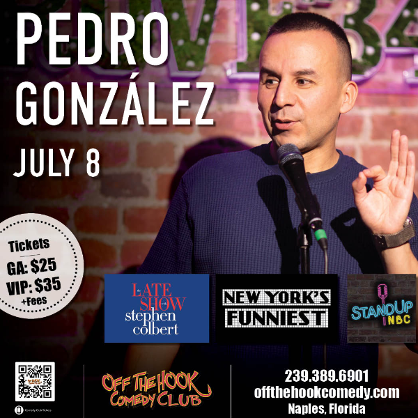 Comedian Pedro Gonzalez Live in Naples, Florida!