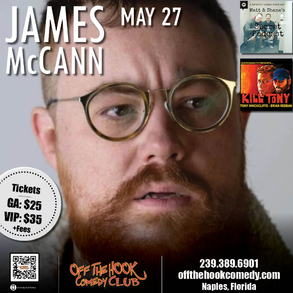 Comedian James McCann Live in Naples, Florida!