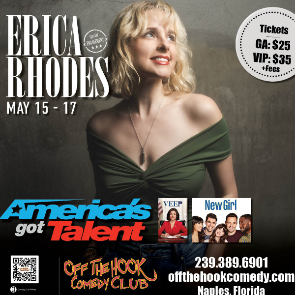 Comedian Erica Rhodes Live in Naples, Florida!