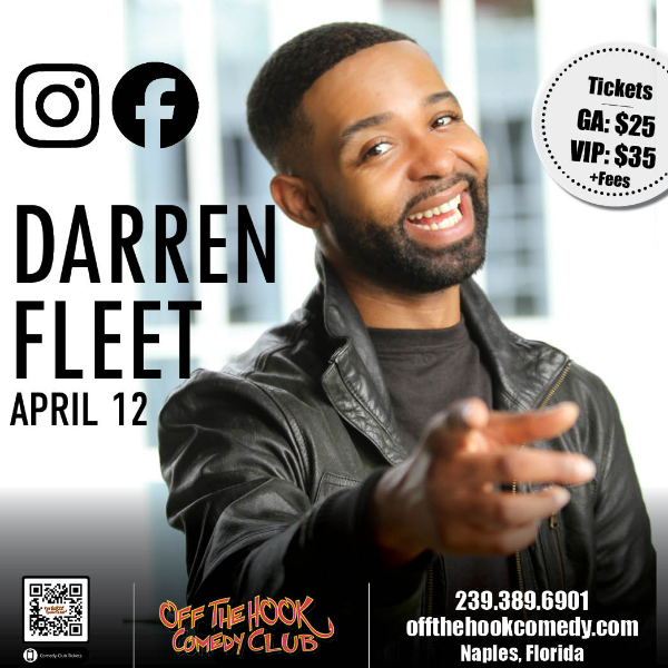 Comedian Darren Fleet Live in Naples, Florida!