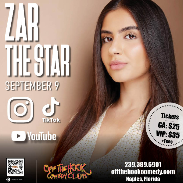 Comedian Zar the Star Live in Naples, Florida!
