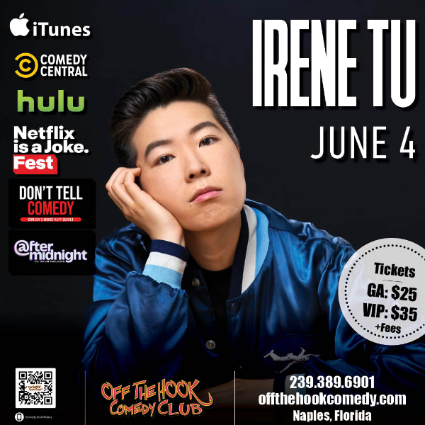 Comedian Irene Tu Live in Naples, Florida!