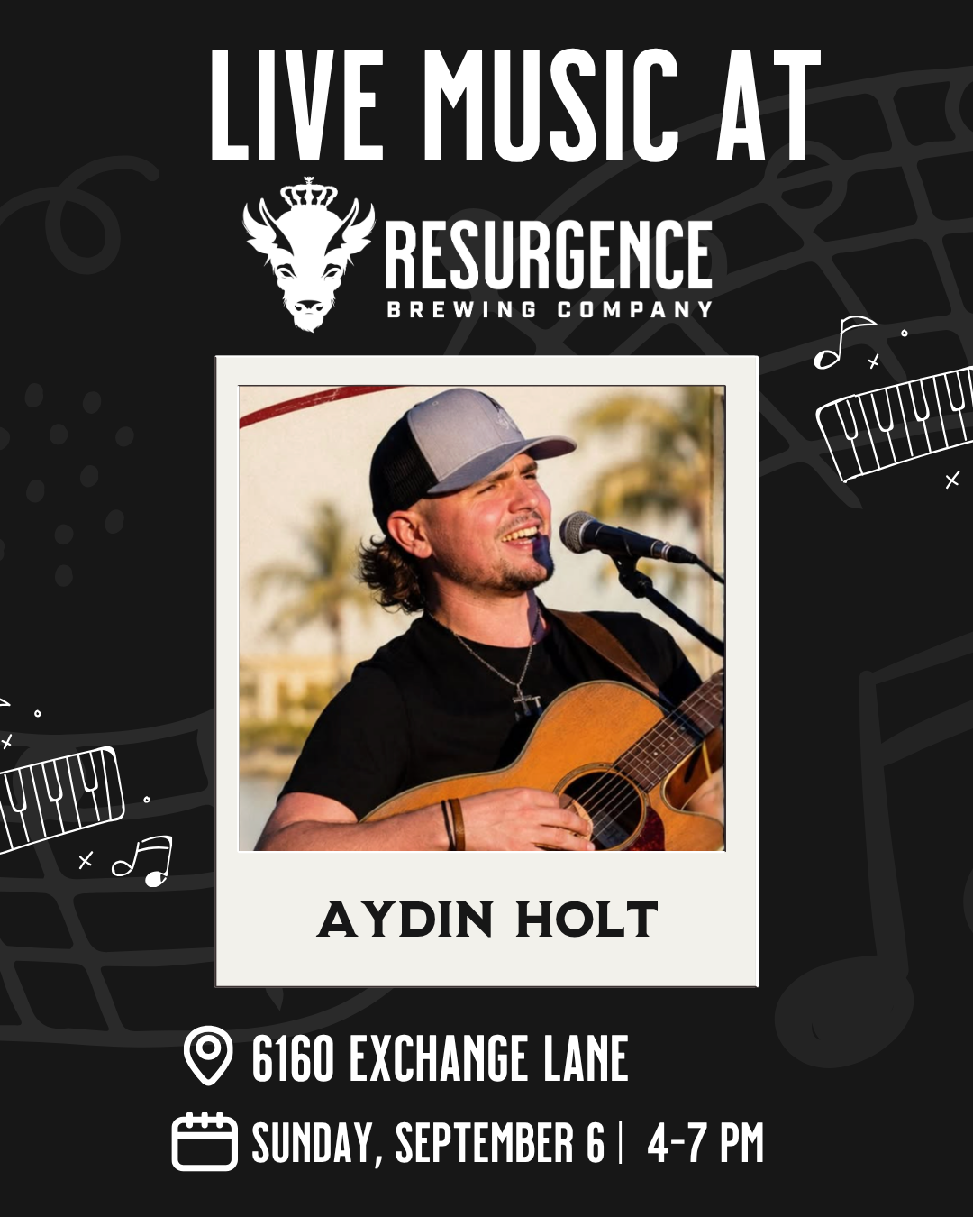 Live Music @ Resurgence: Aydin Holt