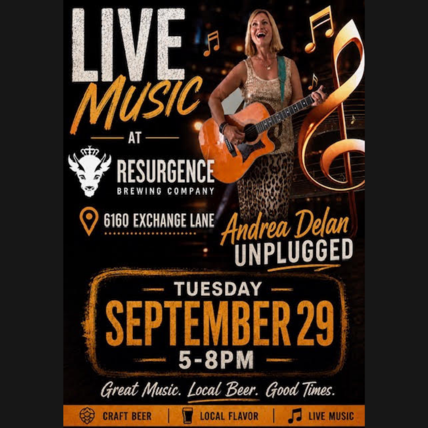Live Music @ Resurgence: Andrea Delan Unplugged