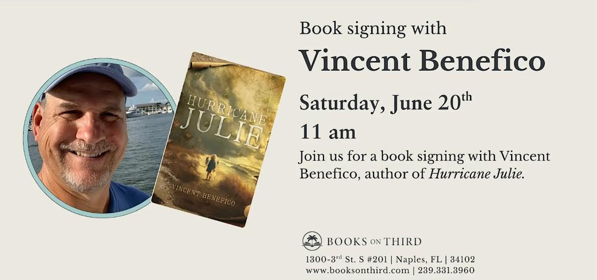 Meet & Greet and Book Signing with Vincent Benefico