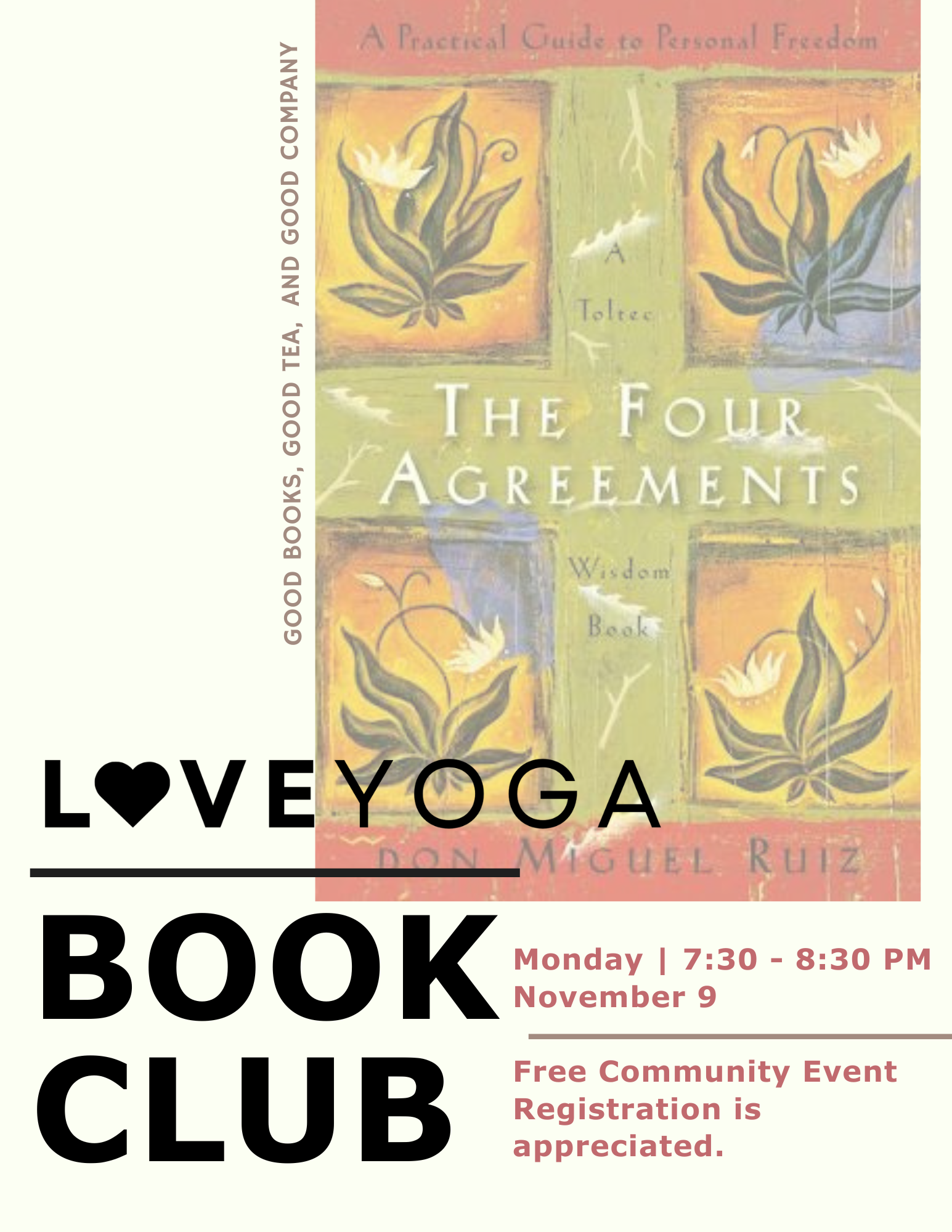 Love Yoga Center Book Club: The Four Agreements